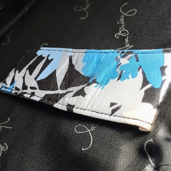 Vera Bradley Camofloral Laptop Messenger Bag Blue Floral Quilted - Picture 9 of 11